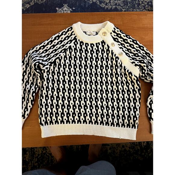 Derek Lam 10 Crosby x RTR Button Shoulder Sweater - Picture 6 of 8